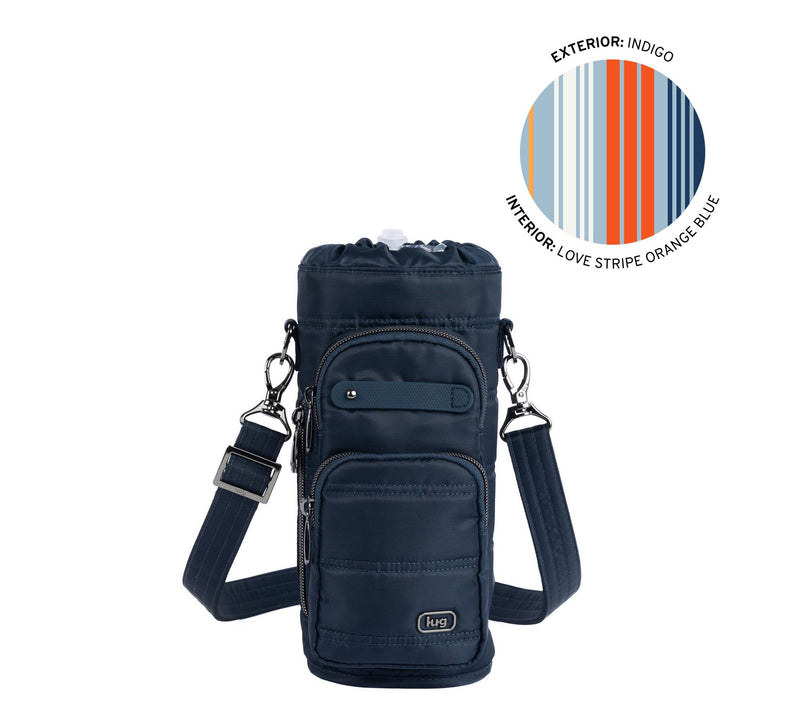 Lug Classic Water Bottle Holder with Charm Bar - Huggie Wide — View 11