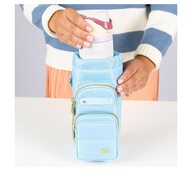 Lug Classic Water Bottle Holder with Charm Bar - Huggie Wide — View 19