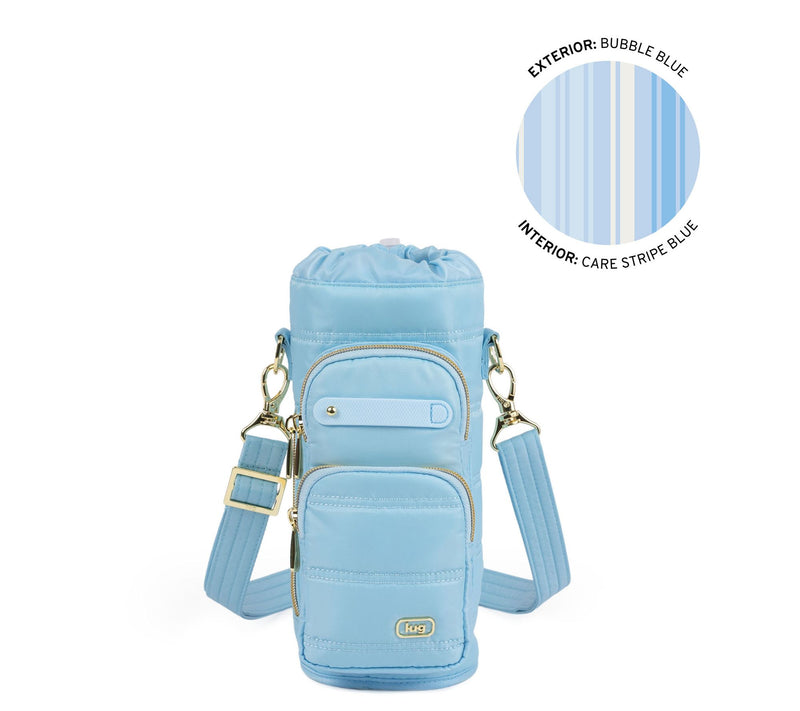 Lug Classic Water Bottle Holder with Charm Bar - Huggie Wide — View 7