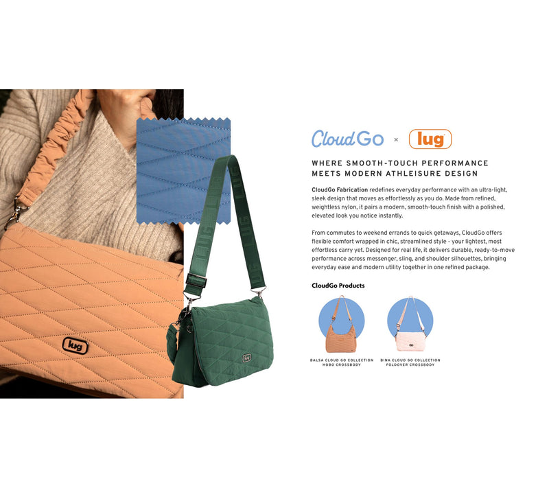 Lug Cloud Go Foldover Crossbody -Bina — View 7