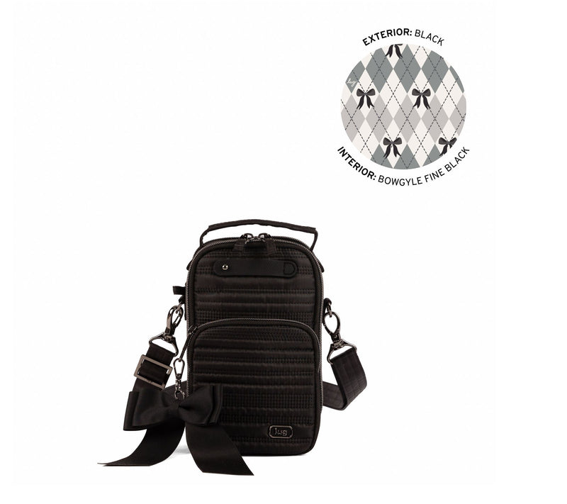 Lug Love Classic Crossbody w/ Bow-Skeeter Mini Bridge — View 2