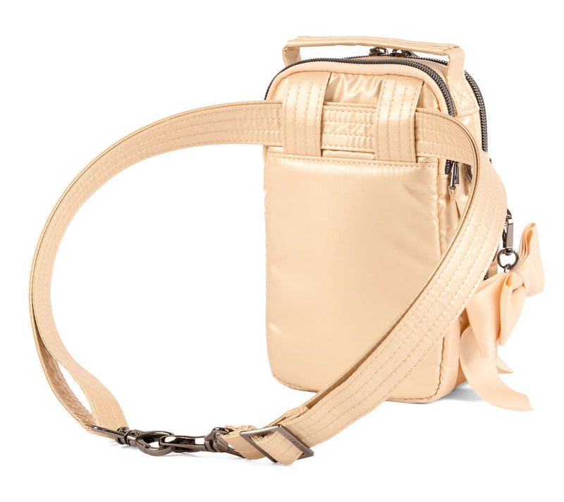 Lug Love Classic Crossbody w/ Bow-Skeeter Mini Bridge — View 10
