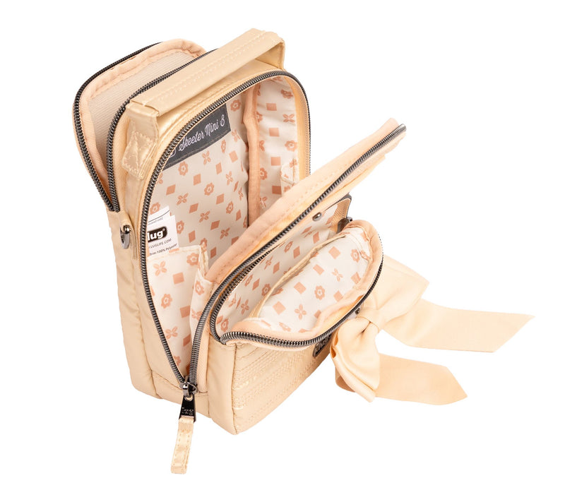 Lug Love Classic Crossbody w/ Bow-Skeeter Mini Bridge — View 9
