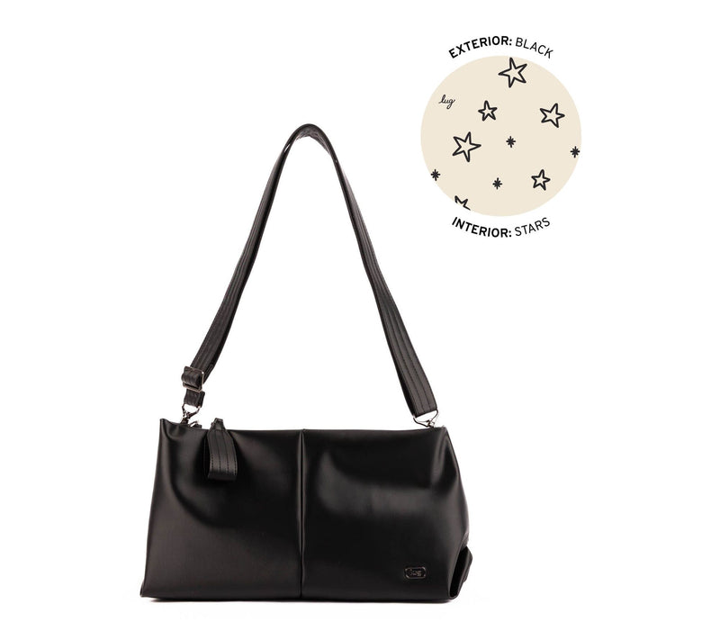 Lug Satin Half Luxe Plunge Shoulder Bag — View 2