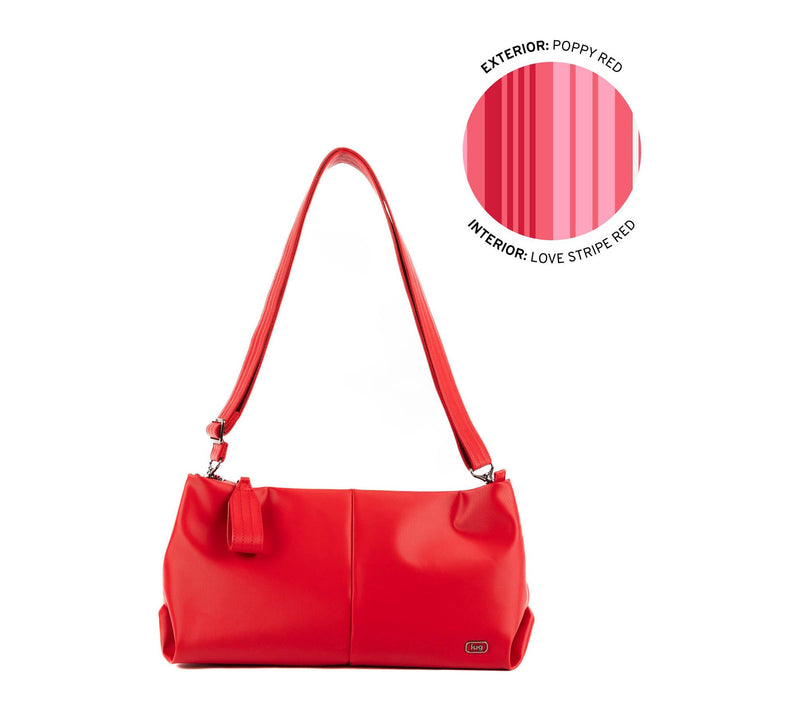 Lug Satin Half Luxe Plunge Shoulder Bag — View 6