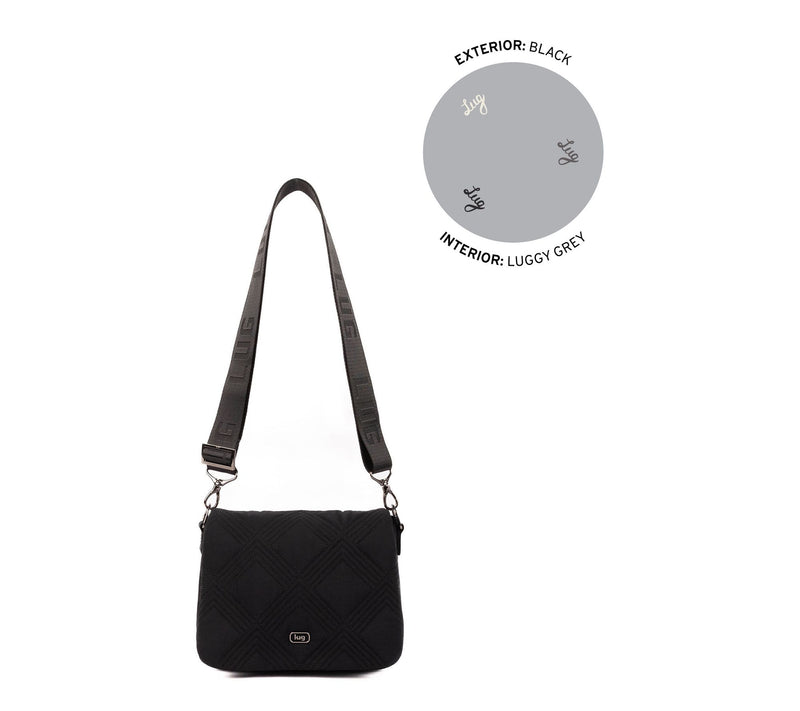 Lug Cloud Go Crossbody with Flap Closure-Wink — View 15