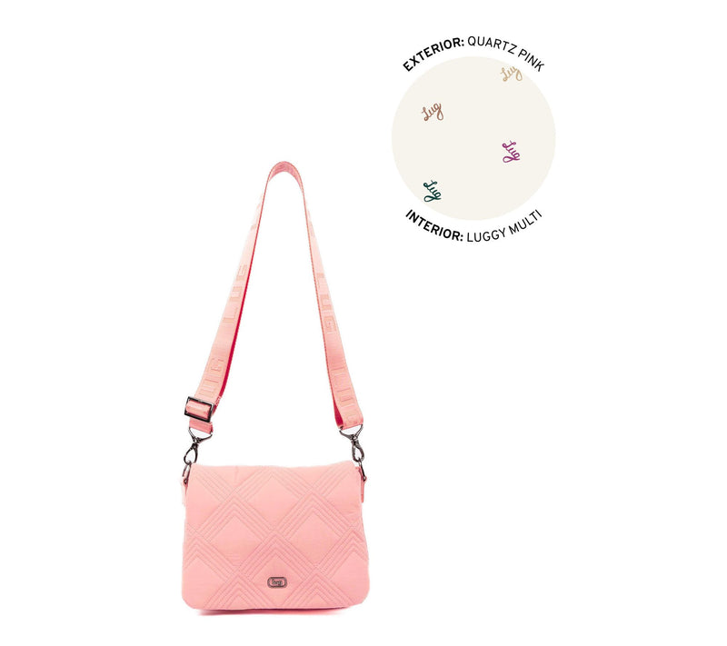 Lug Cloud Go Crossbody with Flap Closure-Wink — View 16