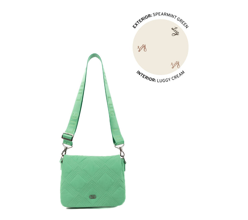 Lug Cloud Go Crossbody with Flap Closure-Wink — View 17