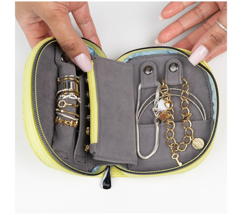 Lug Matte Luxe Mini Jewelry Pouch with Charm Bar - Kolo — View 7
