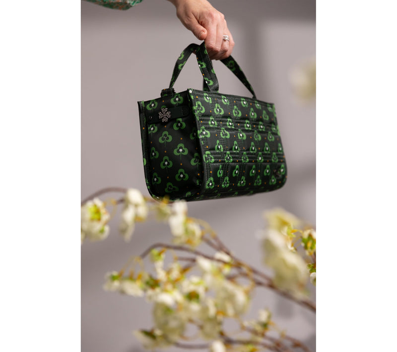 Lug Classic Quilt East West Top Handle Bag-Train — View 2