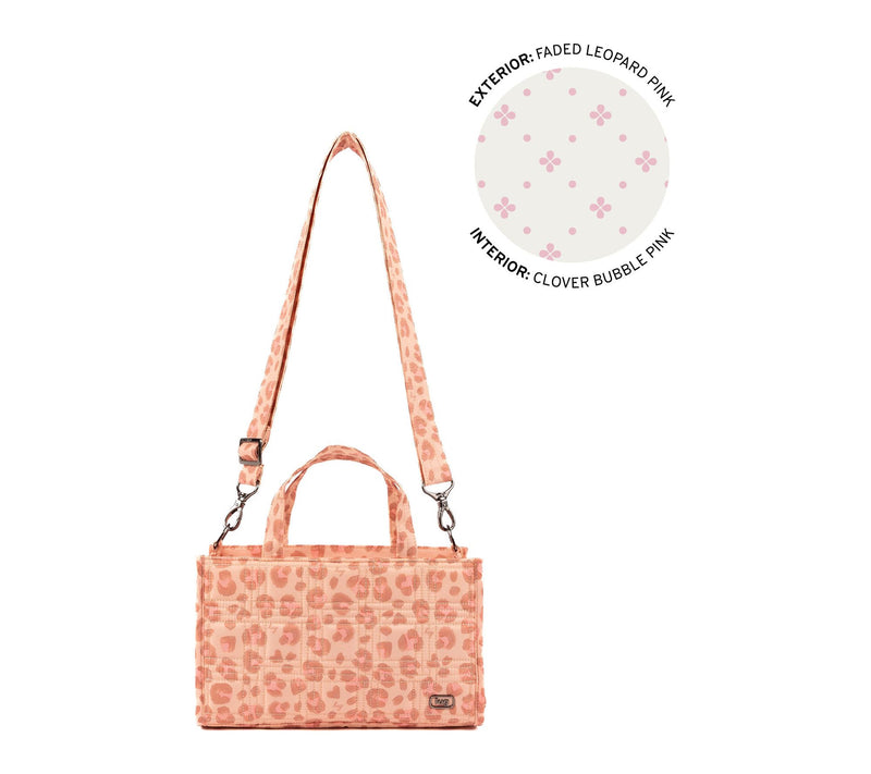 Lug Classic Quilt East West Top Handle Bag-Train — Main view
