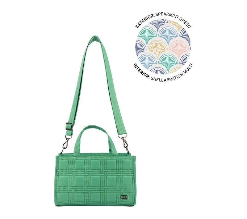 Lug Classic Quilt East West Top Handle Bag-Train — View 21