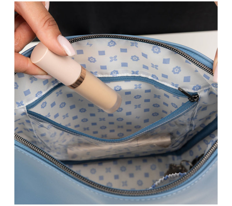 Lug Satin Luxe Medium Shoulder Bag- Quest — View 4