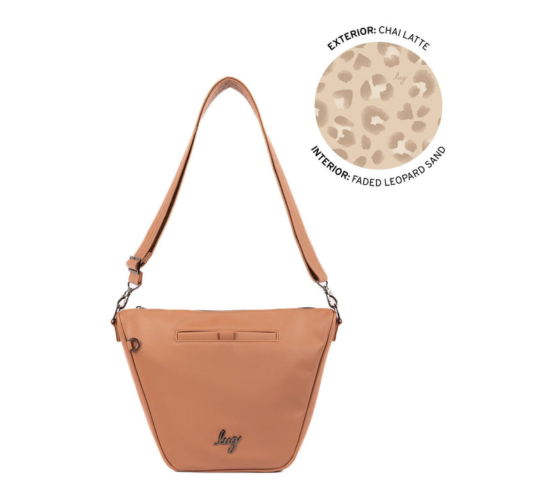 Lug Satin Luxe Medium Shoulder Bag- Quest — View 16