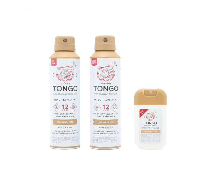 Grand Tongo Set of 3 Insect Repellent Sprays & Pocket Spray — Main view