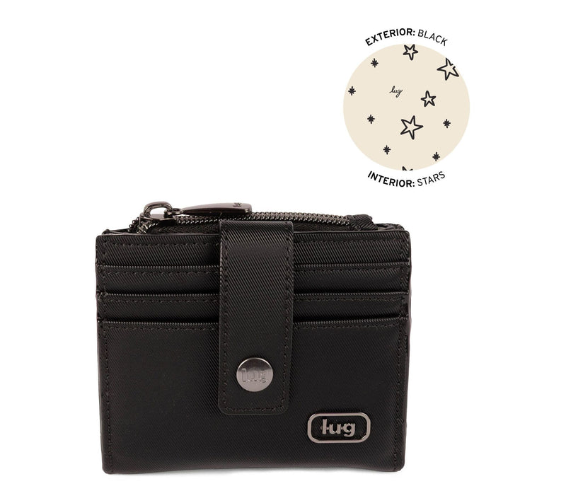Lug Satin Luxe Compact Wallet with Clasp - Hurdle — View 17