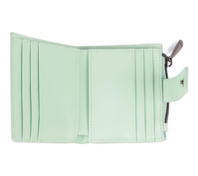 Lug Satin Luxe Compact Wallet with Clasp - Hurdle — View 7