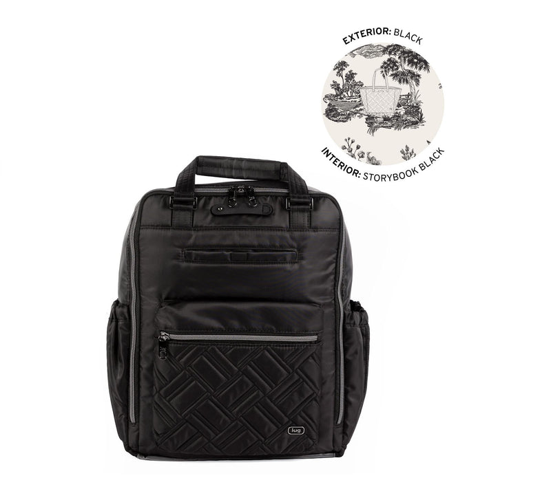 Lug Carryall Backpack  with Charm Bar - Voyager — View 17