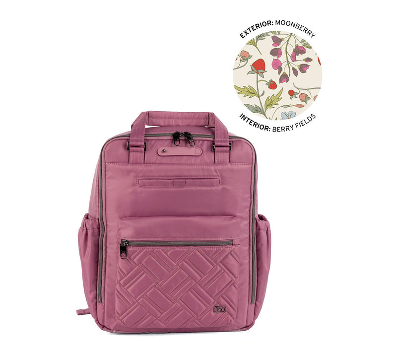 Lug Carryall Backpack  with Charm Bar - Voyager — View 20
