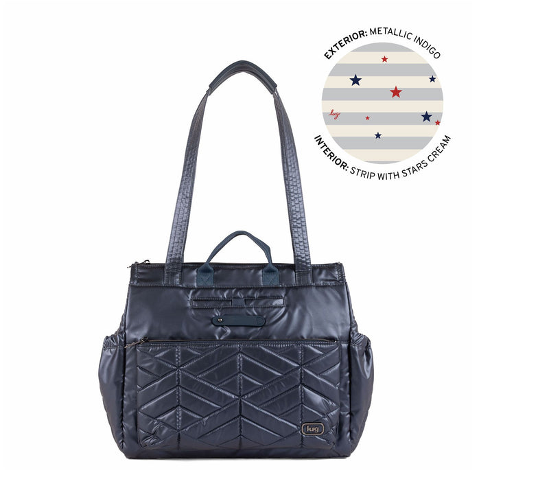 Lug Quilted Tote Bag with RFID & Charm Bar - Soprano — View 20