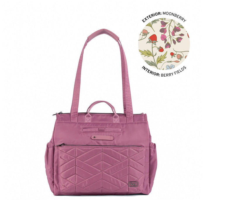Lug Quilted Tote Bag with RFID & Charm Bar - Soprano — View 21