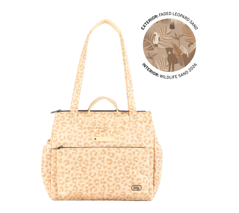 Lug Quilted Tote Bag with RFID & Charm Bar - Soprano — View 23