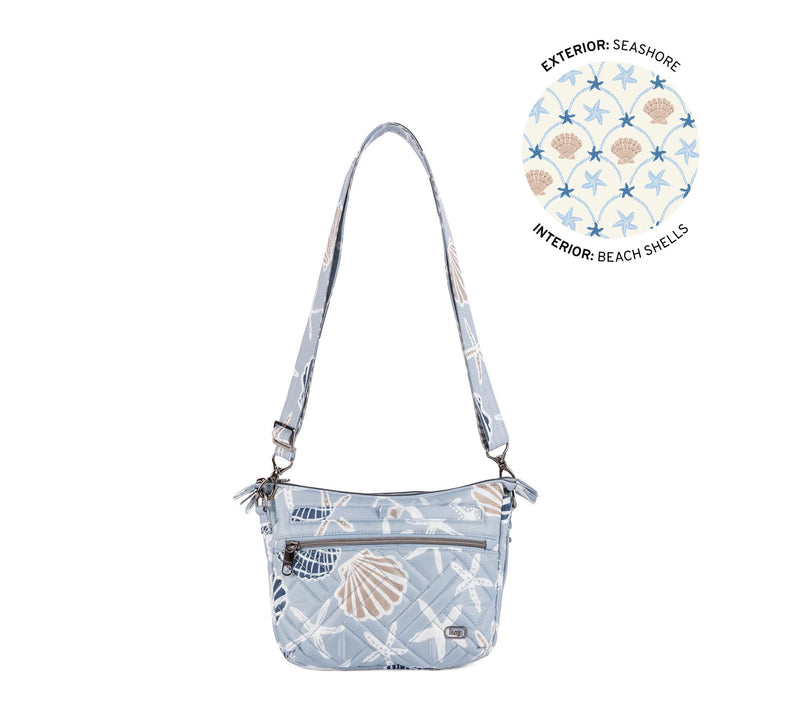 Lug Classic Quilted Crossbody with Charm Bar - Double Dash — View 19