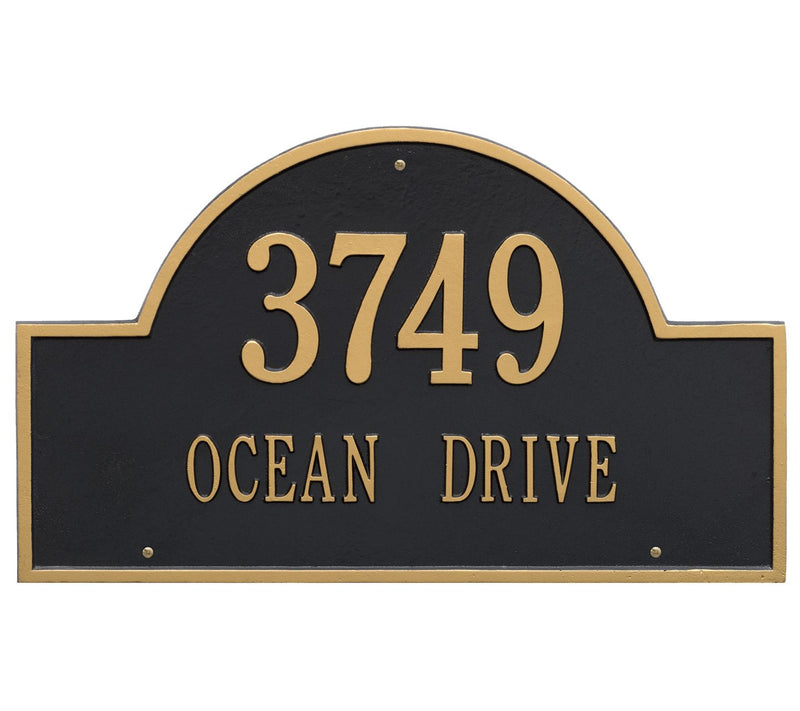 Personalized Arch Marker - Estate Wall — View 3