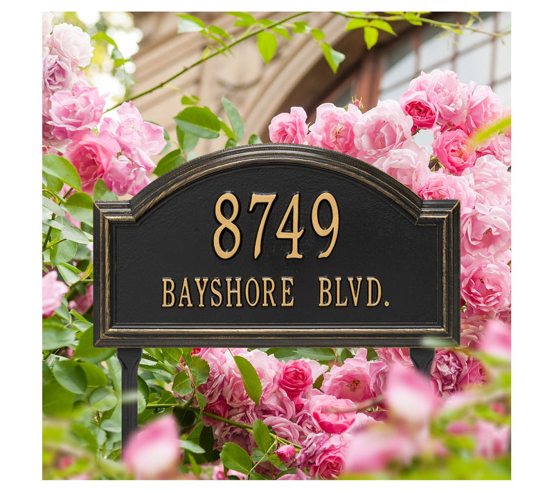 Personalized Providence Arch - Standard Lawn — View 7