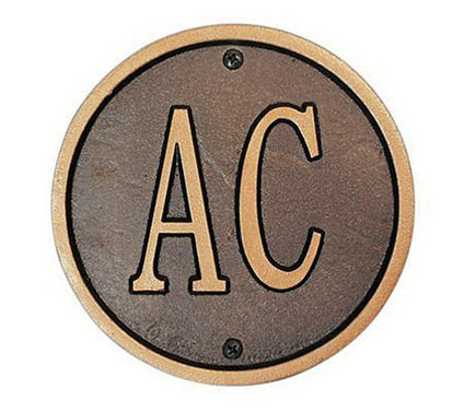 Pinecone - Standard Wall Address Sign