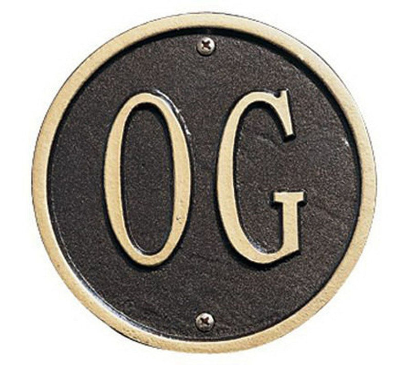 Pinecone - Standard Wall Address Sign — View 5