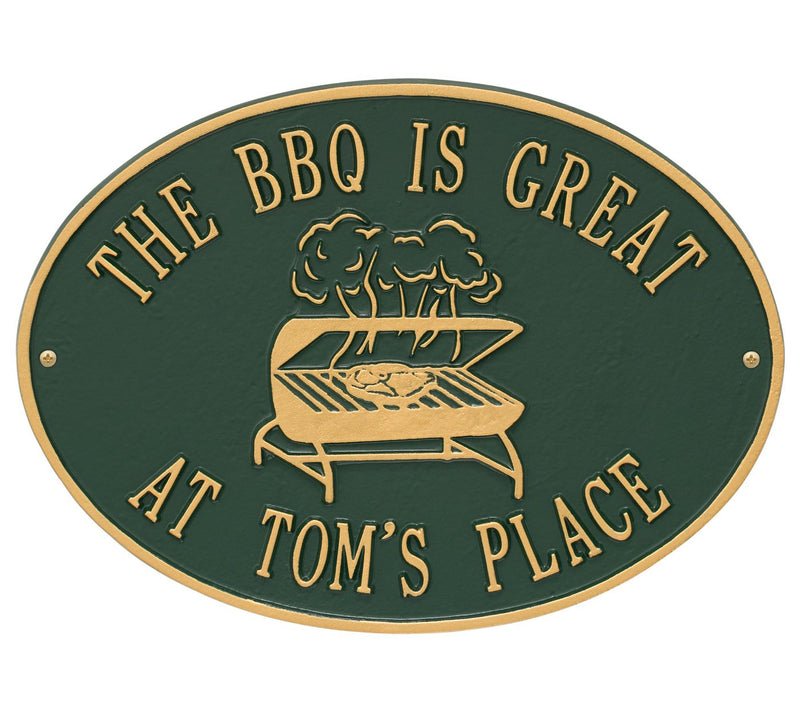 Personalized Grill Plaque — View 5