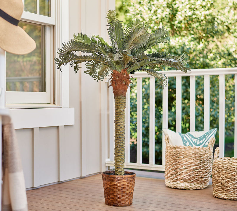 4' Sago Palm Tree by Nearly Natural — View 2