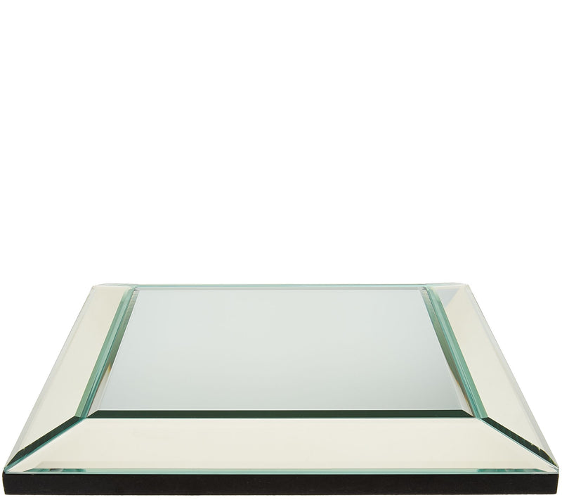 12" Square Beveled Mirror Centerpiece by Valerie — View 2