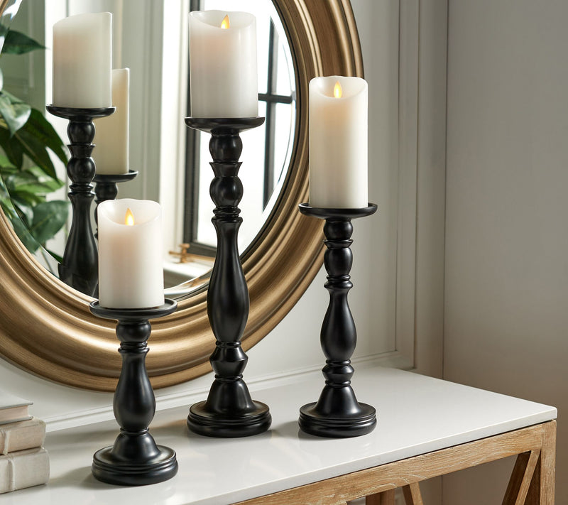 Set of 3 Pedestal Candle Holders by Valerie — View 5