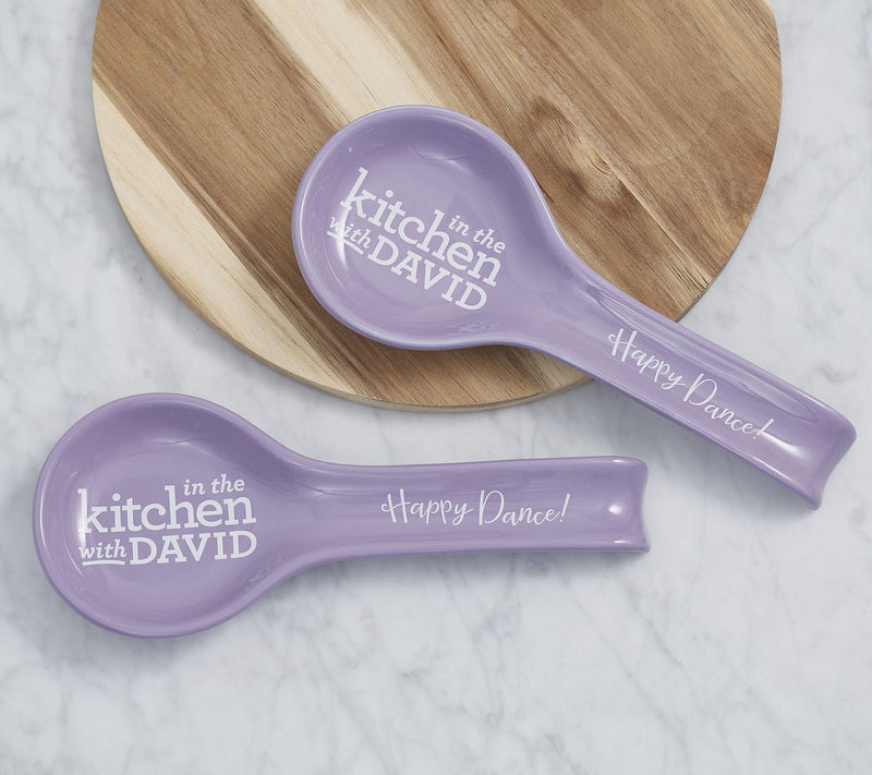 In the Kitchen with David Set of 2 Spoon Rests — View 9