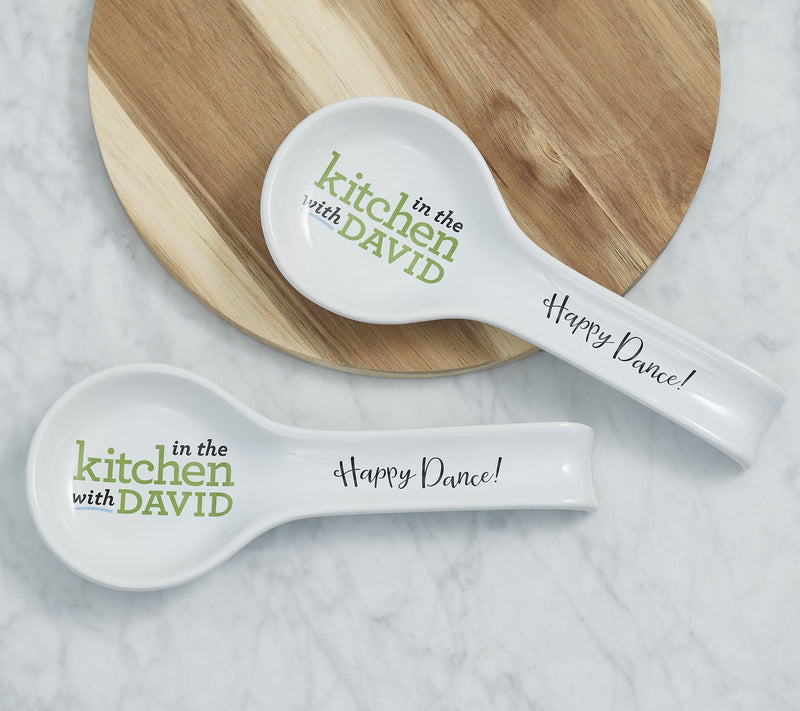 In the Kitchen with David Set of 2 Spoon Rests — View 11