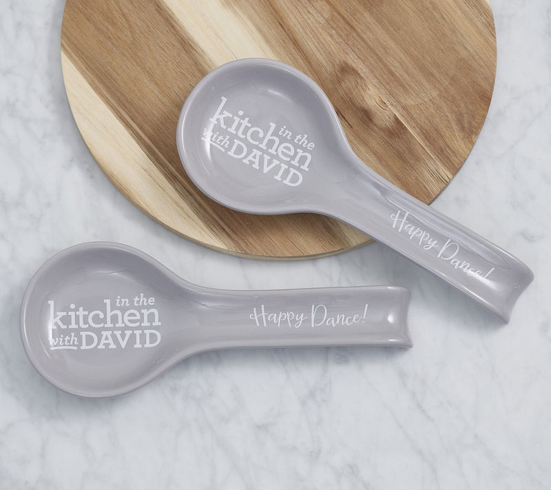 In the Kitchen with David Set of 2 Spoon Rests — View 14
