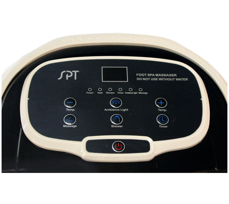 SPT Foot Spa Bath Massager w/ Motorized rollers — View 8