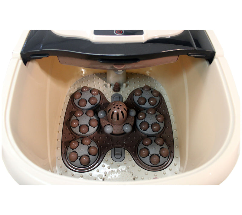 SPT Foot Spa Bath Massager w/ Motorized rollers — View 7