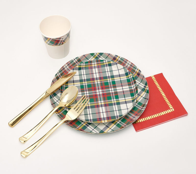 Coterie Seasonal Service for 20 Disposable Dinnerware Set — View 2