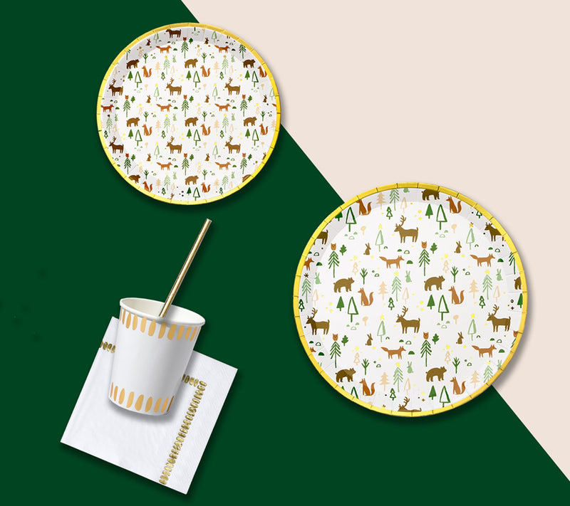 Coterie Seasonal Service for 20 Disposable Dinnerware Set — View 7