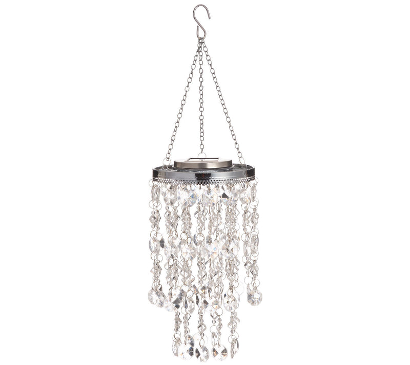 Glitzhome Solar LED Lighted Jewel Beaded Wind C hime-Classic — Main view