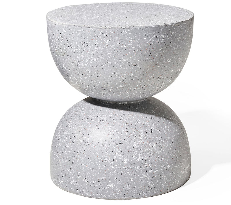 Glitzhome Terrazzo Garden Stool or Plant Standr Accent Table — View 5