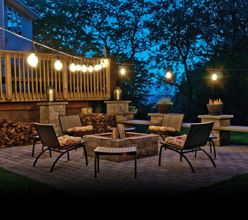 Bulbrite 14-ft Outdoor String Light Kit with Light Bulbs 2PK — View 5