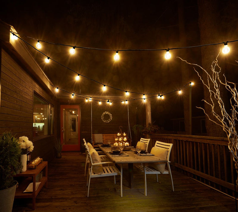 Bulbrite 14-ft Outdoor String Light Kit with Light Bulbs 2PK — View 4