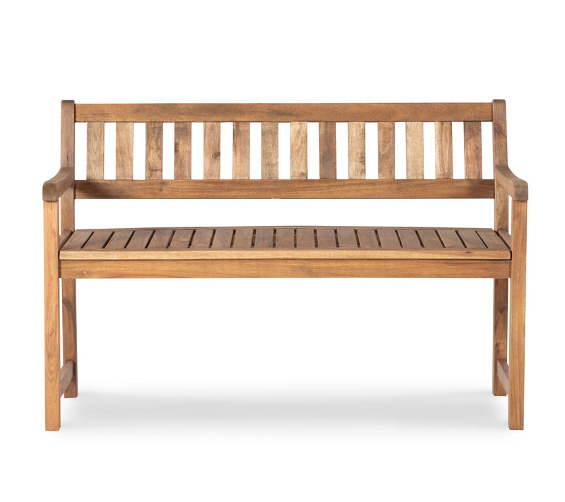 Linon Home Indoor/Outdoor Sutton Teak Bench — View 4