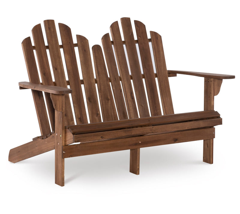 Linon Home Outdoor Silas Adirondack Double Bench — Main view