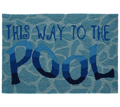 Lush Decor Frontporch This Way To The Pool Rug20" x 30"