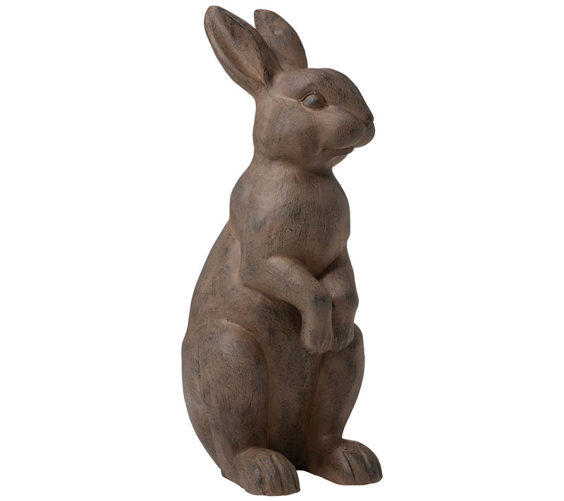 Glitzhome Sweet Standing Bunny Lawn Garden Statue — View 9